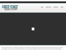 Tablet Screenshot of fiber-fence.com